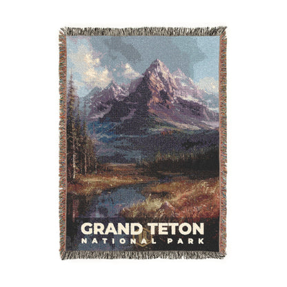 Grand Teton National Park Woven Blanket | S12