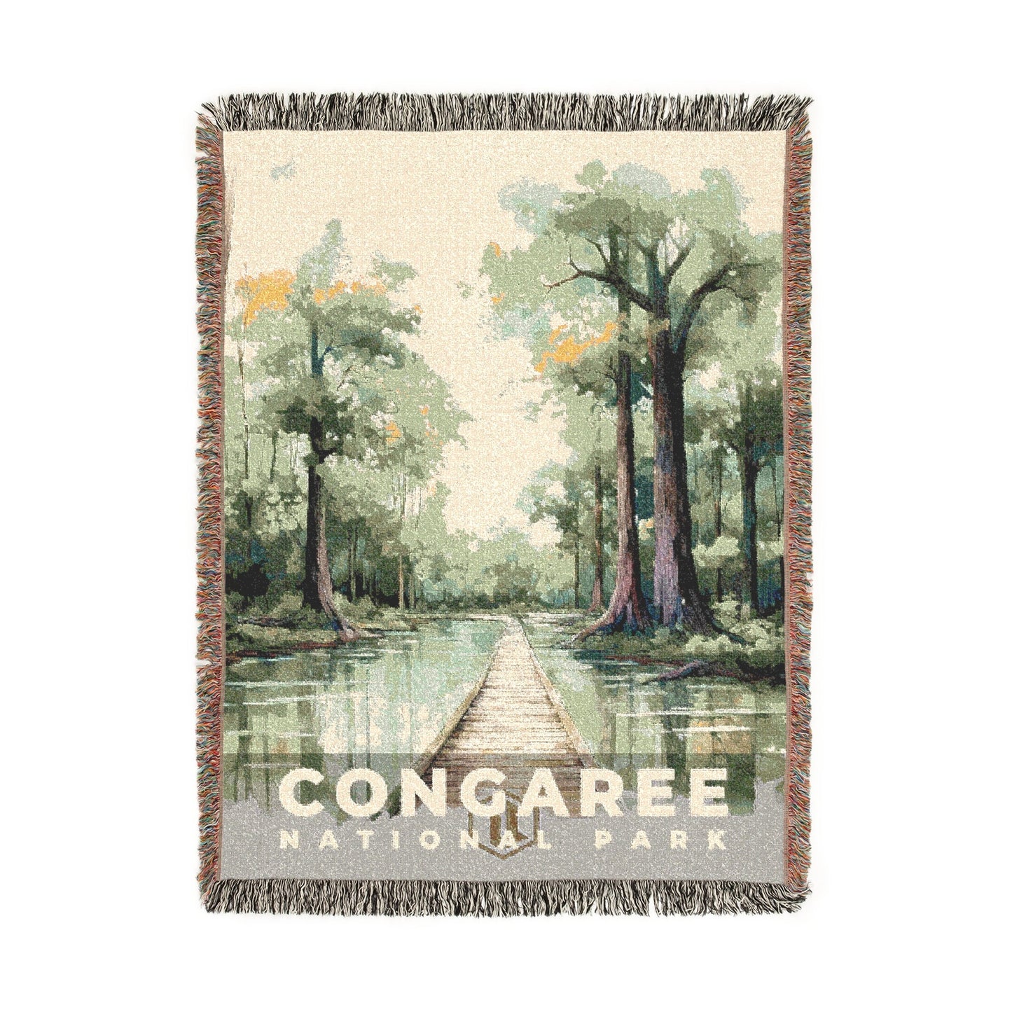 Congaree National Park Woven Blanket | S08