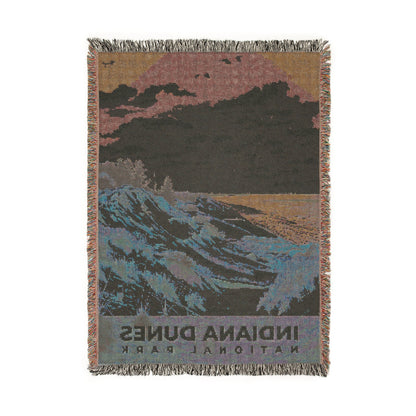 Indiana Dunes National Park Woven Blanket | S06