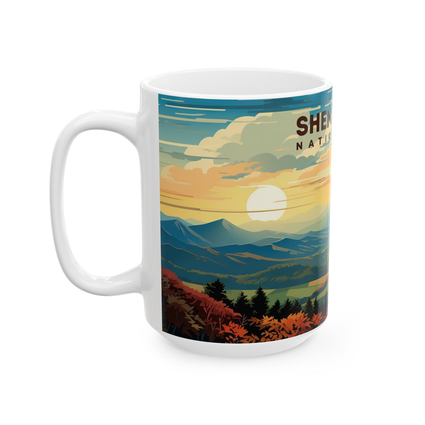 Shenandoah National Park Mug | White Ceramic Mug (11oz, 15oz)