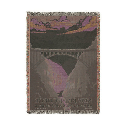 New River Gorge National Park Woven Blanket | S03