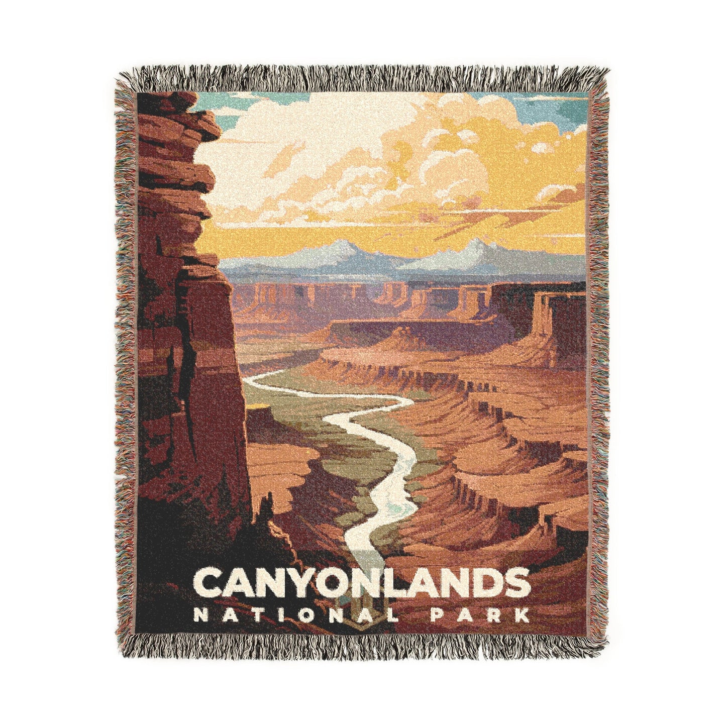 Canyonlands National Park Woven Blanket | S07