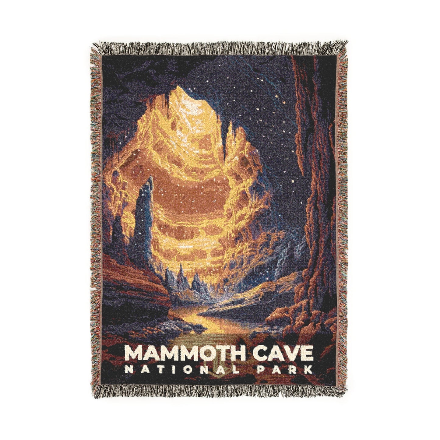 Mammoth Cave National Park Woven Blanket | S11