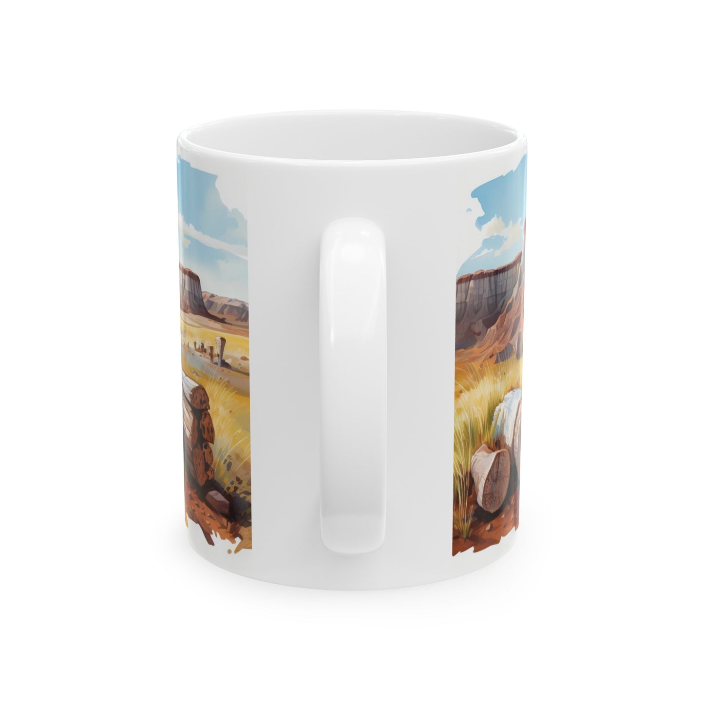 Petrified Forest National Park Mug | White Ceramic Mug (11oz, 15oz)