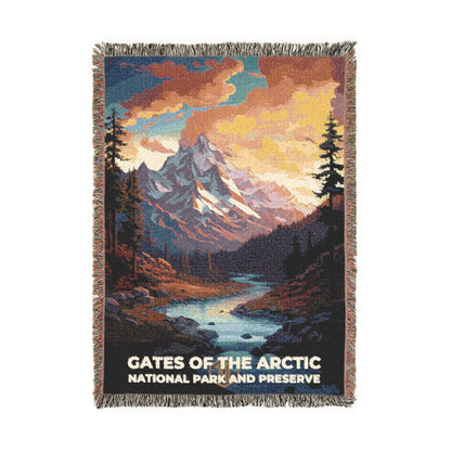 Gates of the Arctic National Park Woven Blanket | S07