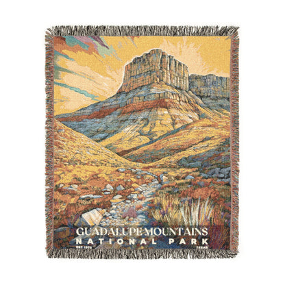 Guadalupe Mountains National Park Woven Blanket | S02