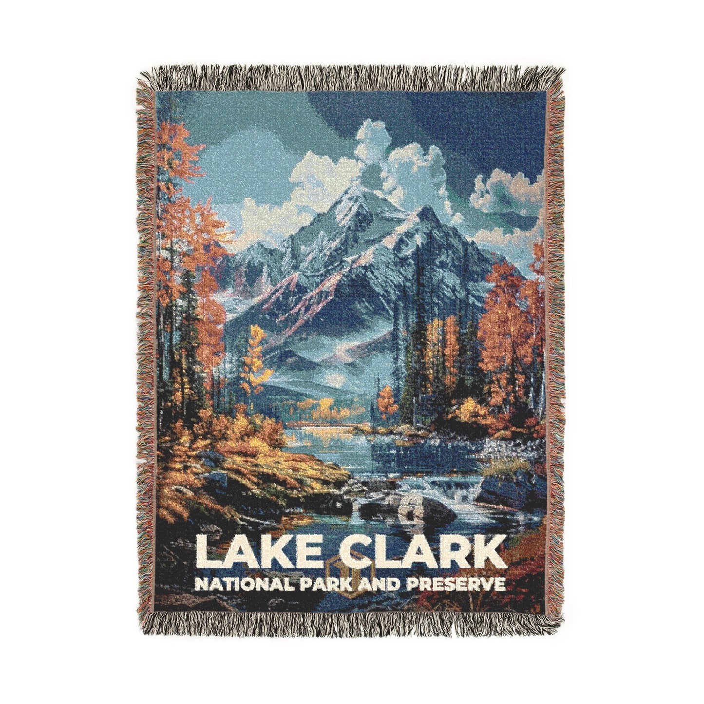 Lake Clark National Park Woven Blanket | S16