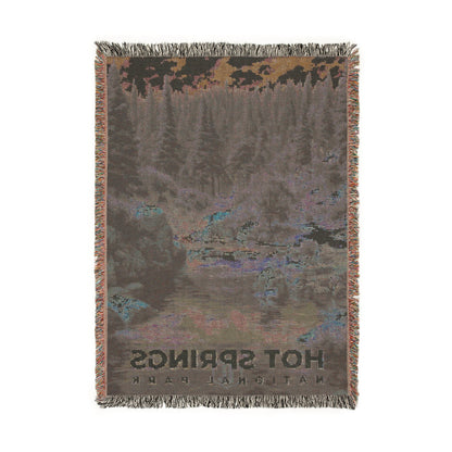 Hot Springs National Park Woven Blanket | S18