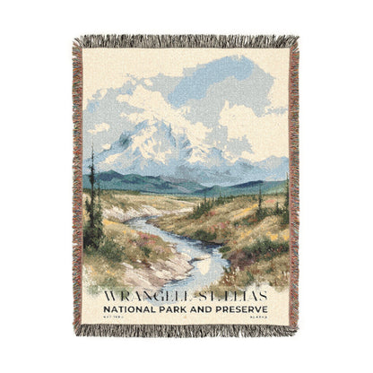 Wrangell-St. Elias National Park Woven Blanket | S04
