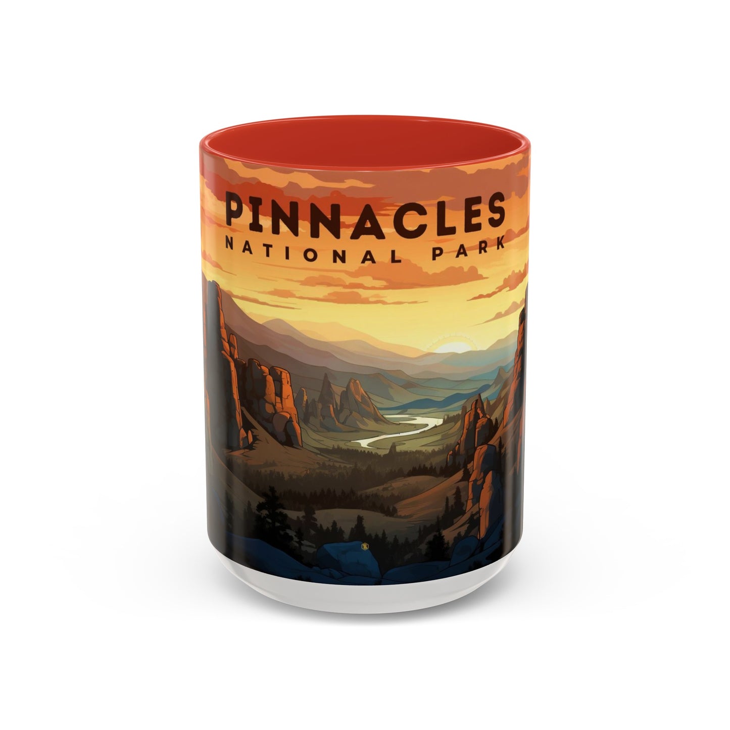 Pinnacles National Park Mug | Accent Coffee Mug (11, 15oz)