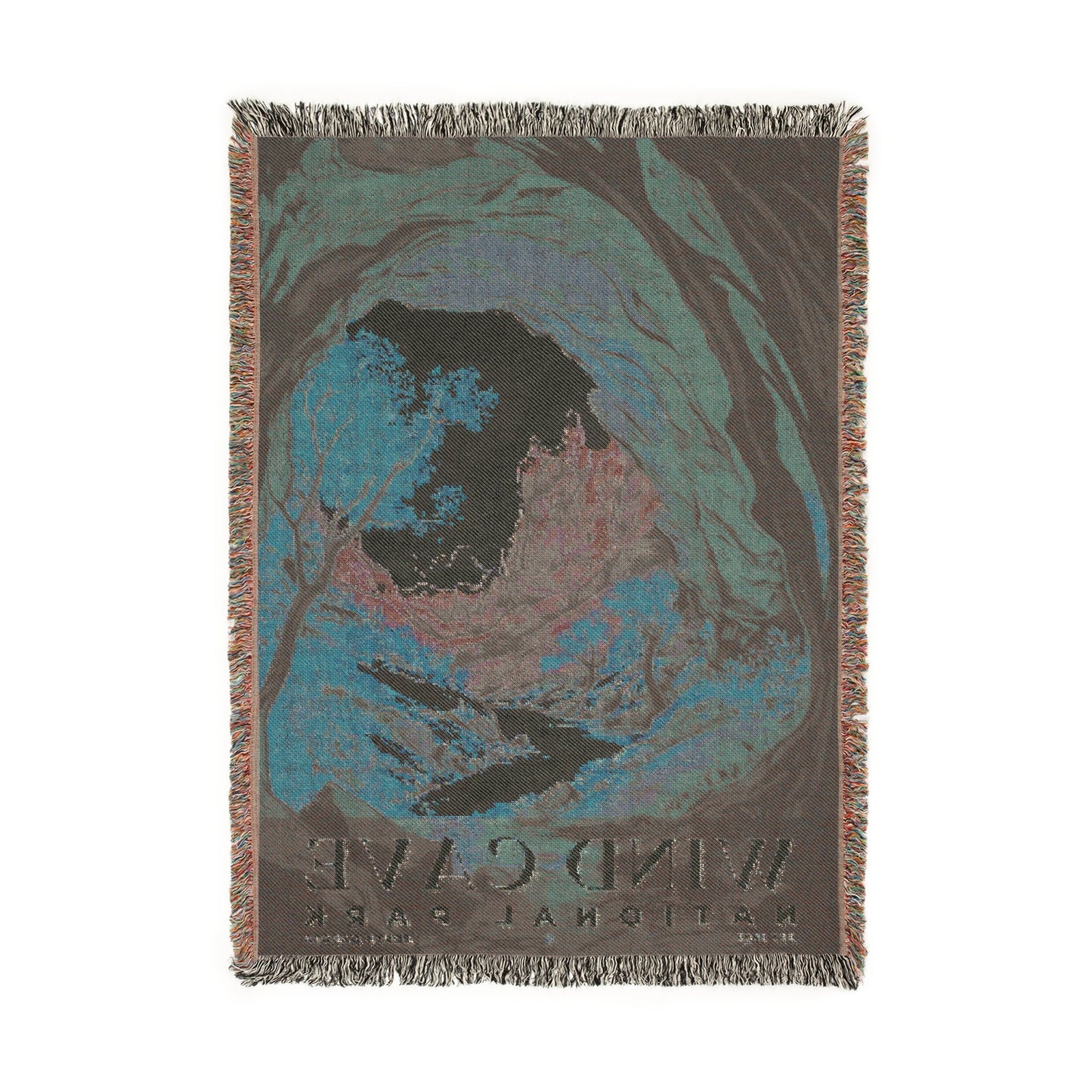 Wind Cave National Park Woven Blanket | S02