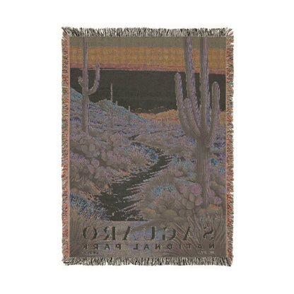 Saguaro National Park Woven Blanket | S02