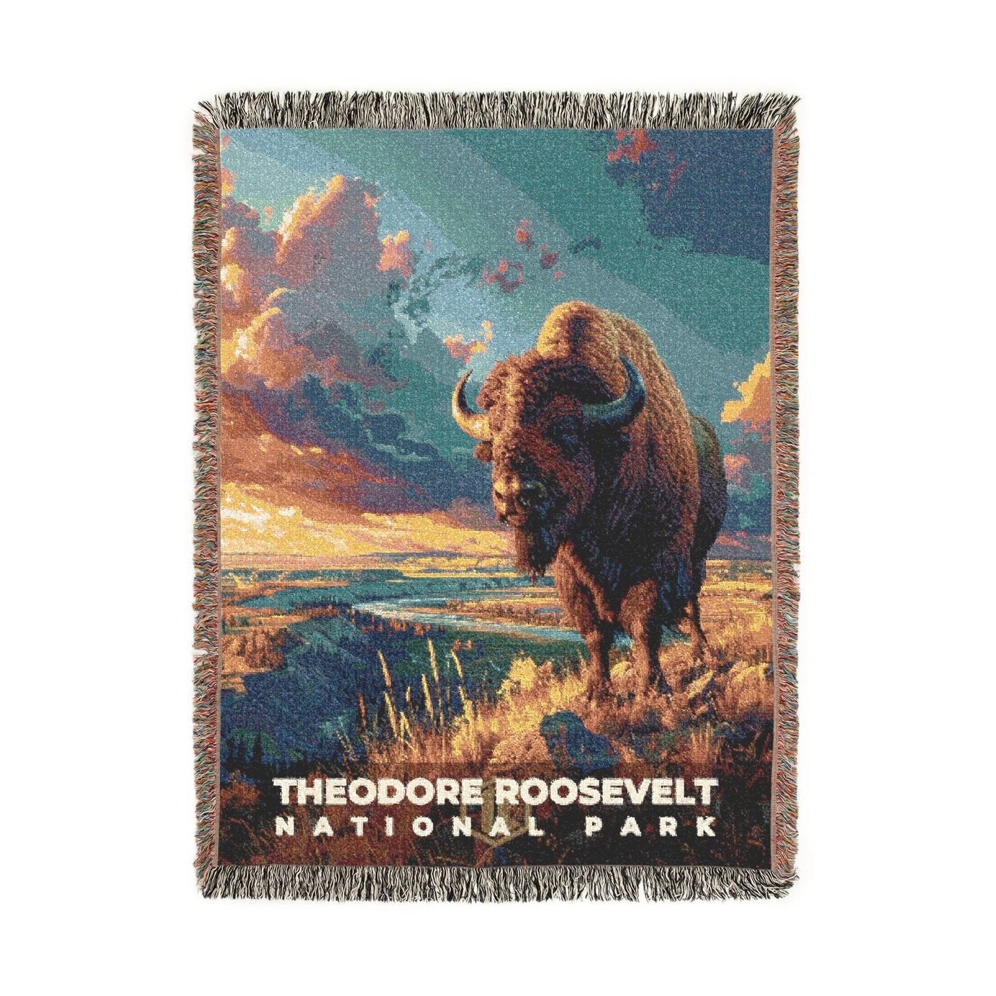 Theodore Roosevelt National Park Woven Blanket | S13