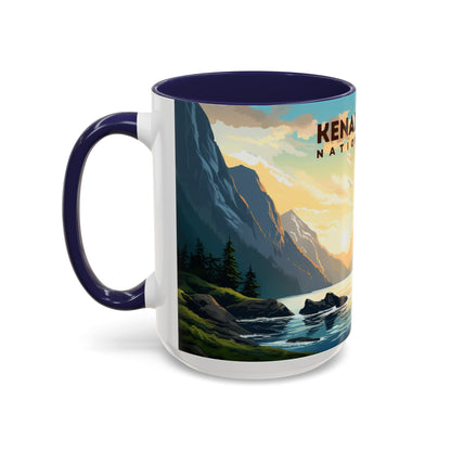 Kenai Fjords National Park Mug | Accent Coffee Mug (11, 15oz)