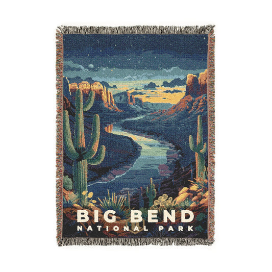 Big Bend National Park Woven Blanket | S11