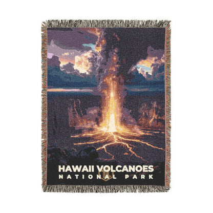 Hawaii Volcanoes National Park Woven Blanket | S13