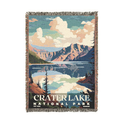 Crater Lake National Park Woven Blanket | S05