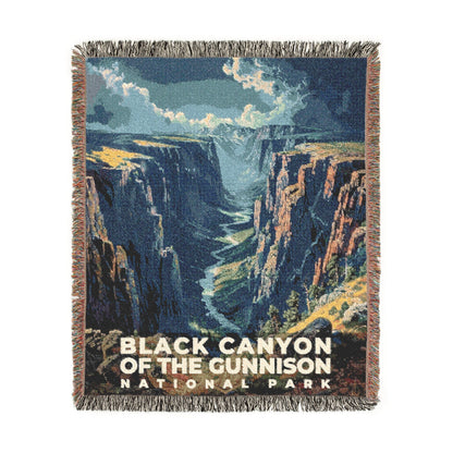 Black Canyon of the Gunnison National Park Woven Blanket | S16