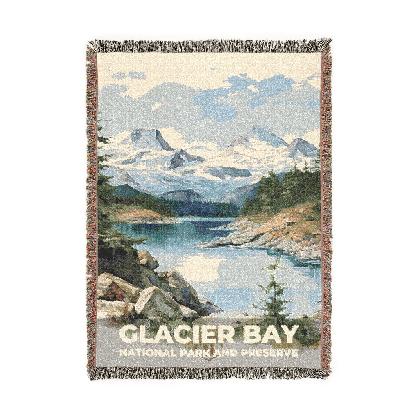Glacier Bay National Park Woven Blanket | S08
