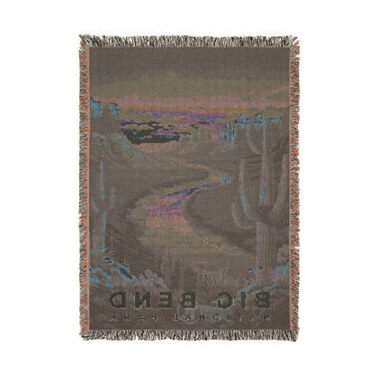 Big Bend National Park Woven Blanket | S11
