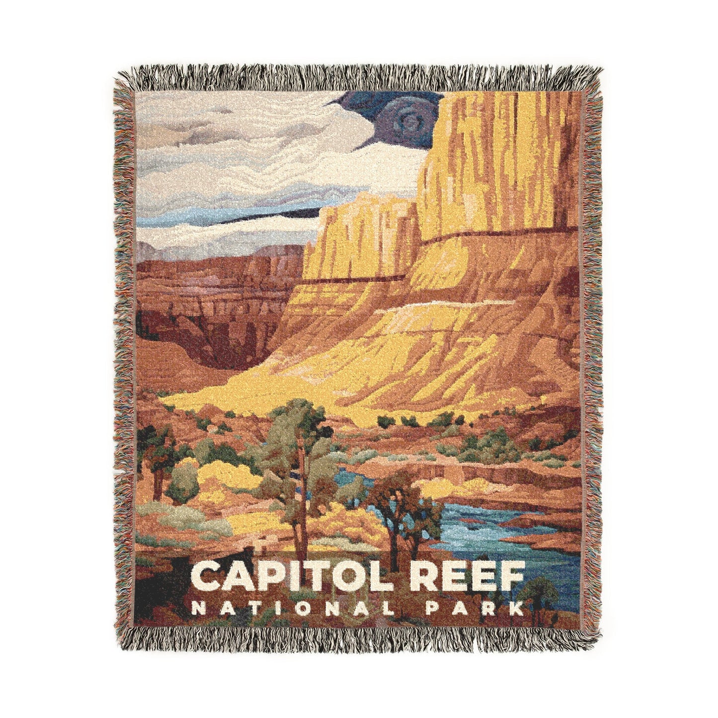 Capitol Reef National Park Woven Blanket | S09