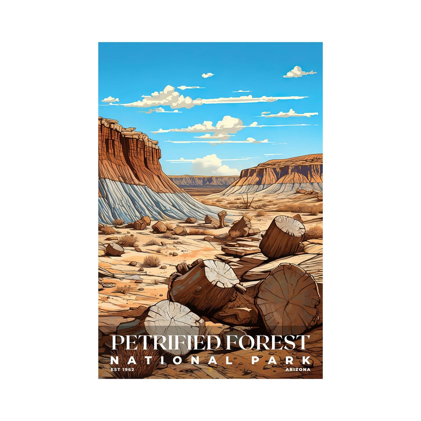 Petrified Forest National Park Poster | S07