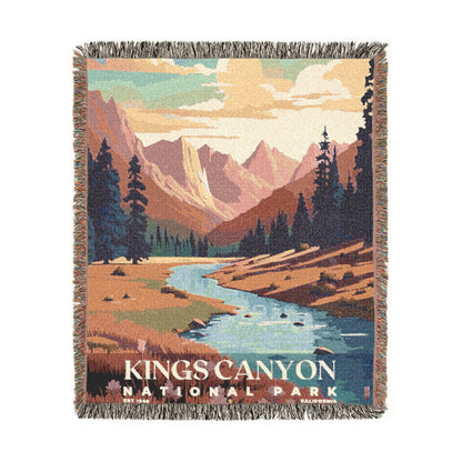 Kings Canyon National Park Woven Blanket | S05