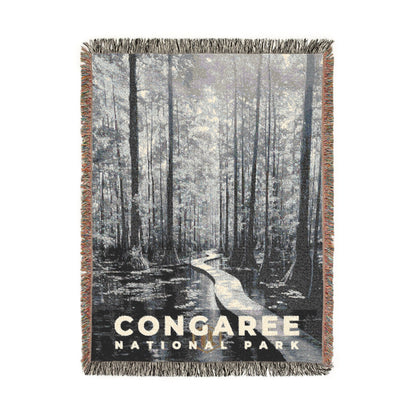 Congaree National Park Woven Blanket | S15