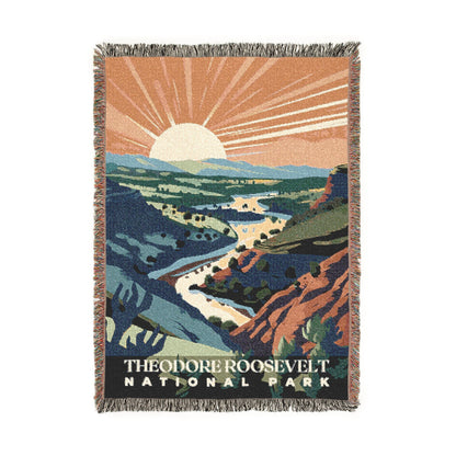 Theodore Roosevelt National Park Woven Blanket | S01