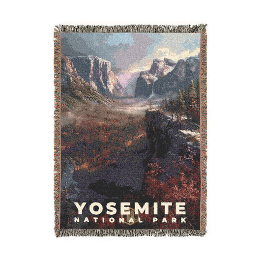 Yosemite National Park Woven Blanket | S12