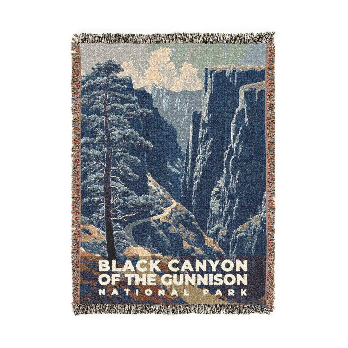Black Canyon of the Gunnison National Park Woven Blanket | S19