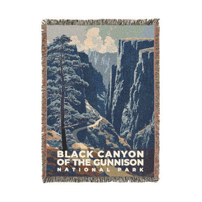 Black Canyon of the Gunnison National Park Woven Blanket | S19