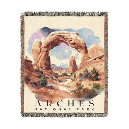 Arches National Park Woven Blanket | S04