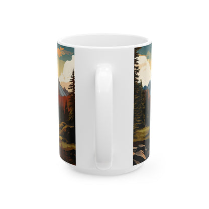 North Cascades National Park Mug | White Ceramic Mug (11oz, 15oz)