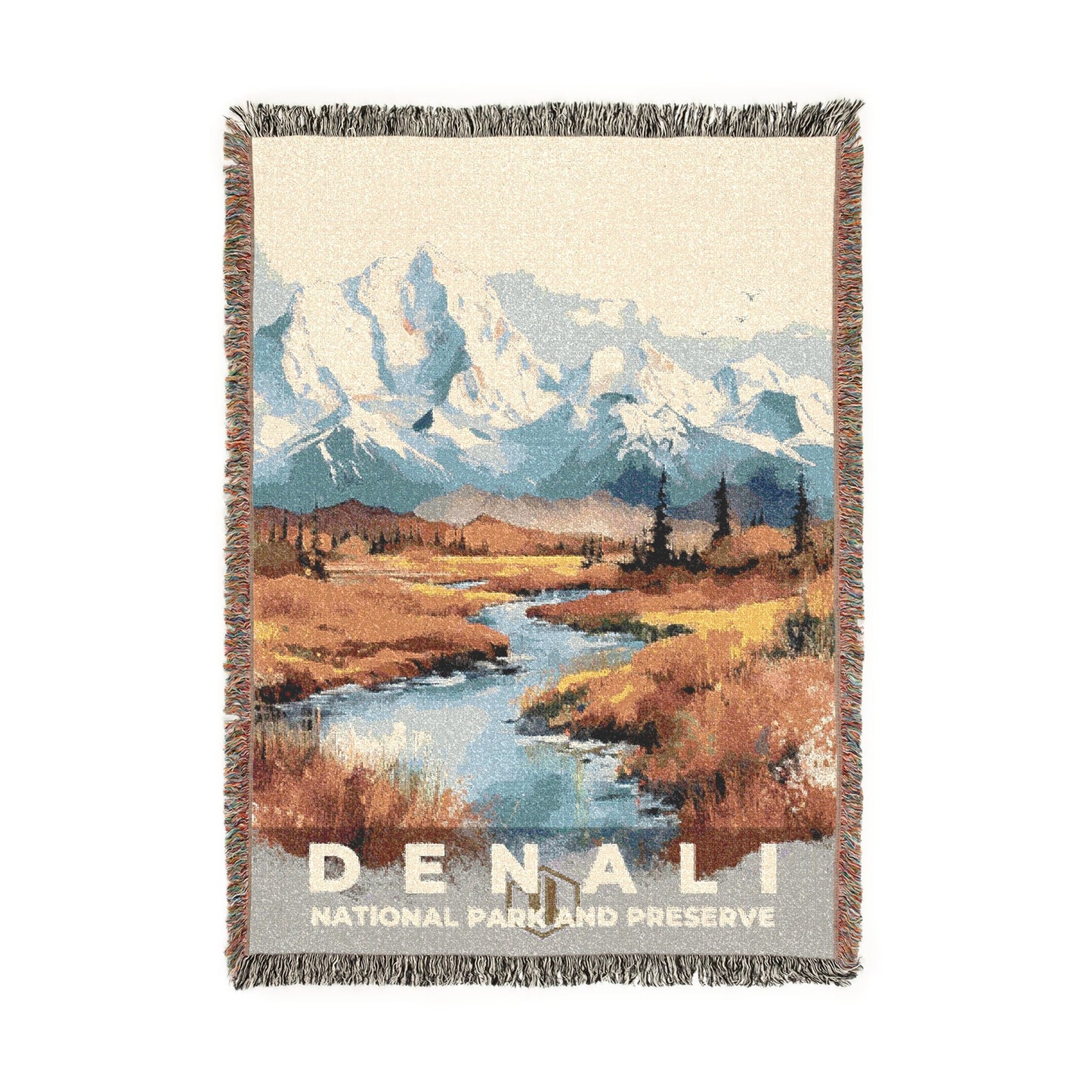 Denali National Park Woven Blanket | S08