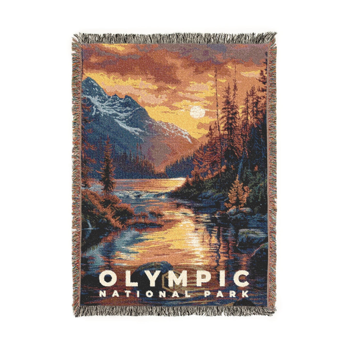Olympic National Park Woven Blanket | S18