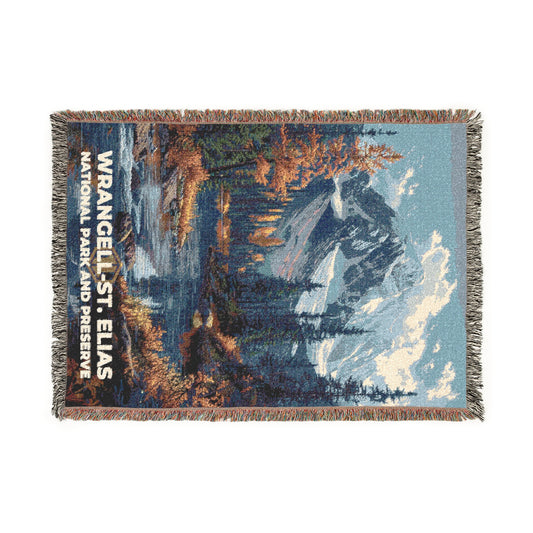 Wrangell-St. Elias National Park Woven Blanket | S18