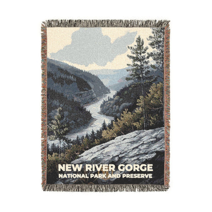 New River Gorge National Park Woven Blanket | S17