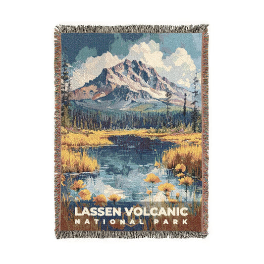Lassen Volcanic National Park Woven Blanket | S14