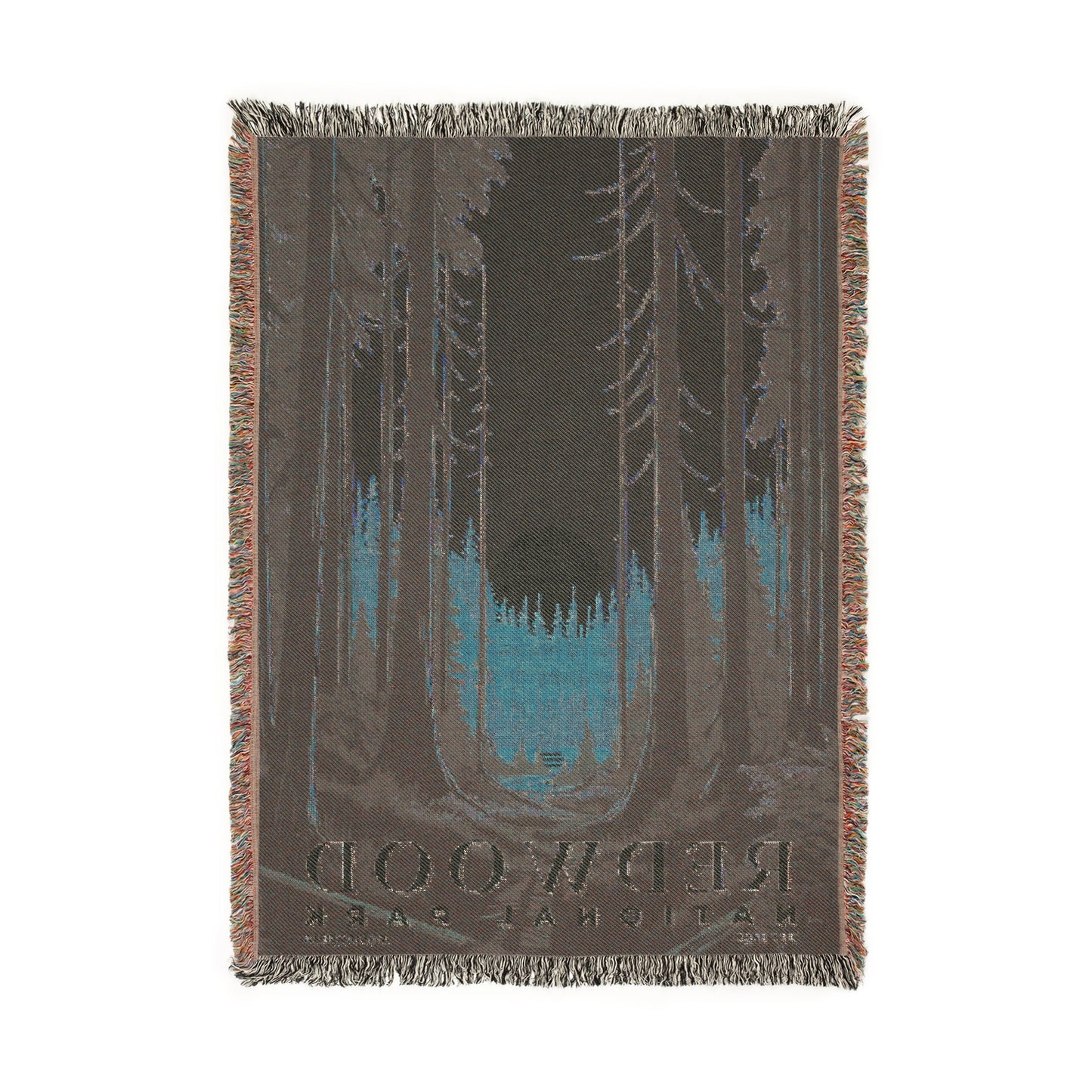 Redwood National Park Woven Blanket | S03
