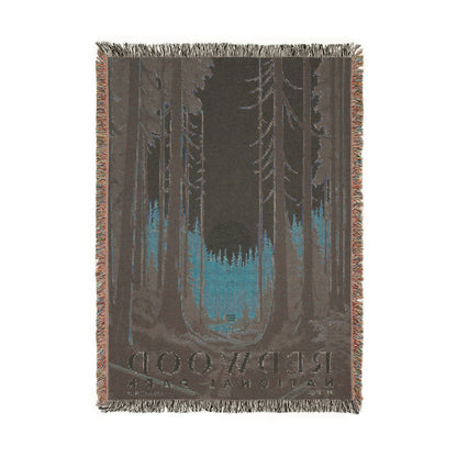 Redwood National Park Woven Blanket | S03