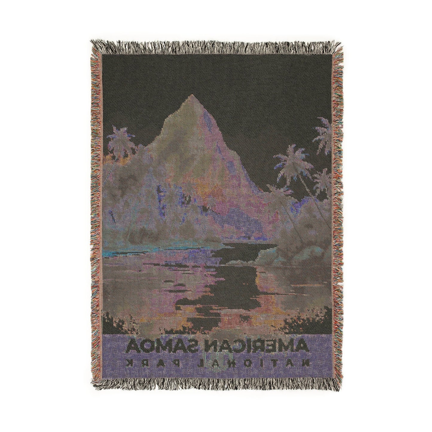 American Samoa National Park Woven Blanket | S08