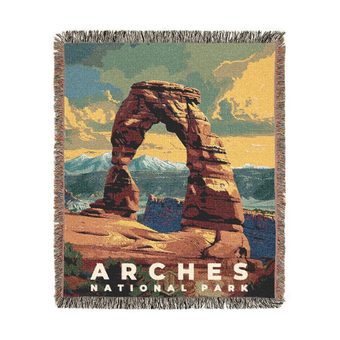 Arches National Park Woven Blanket | S11