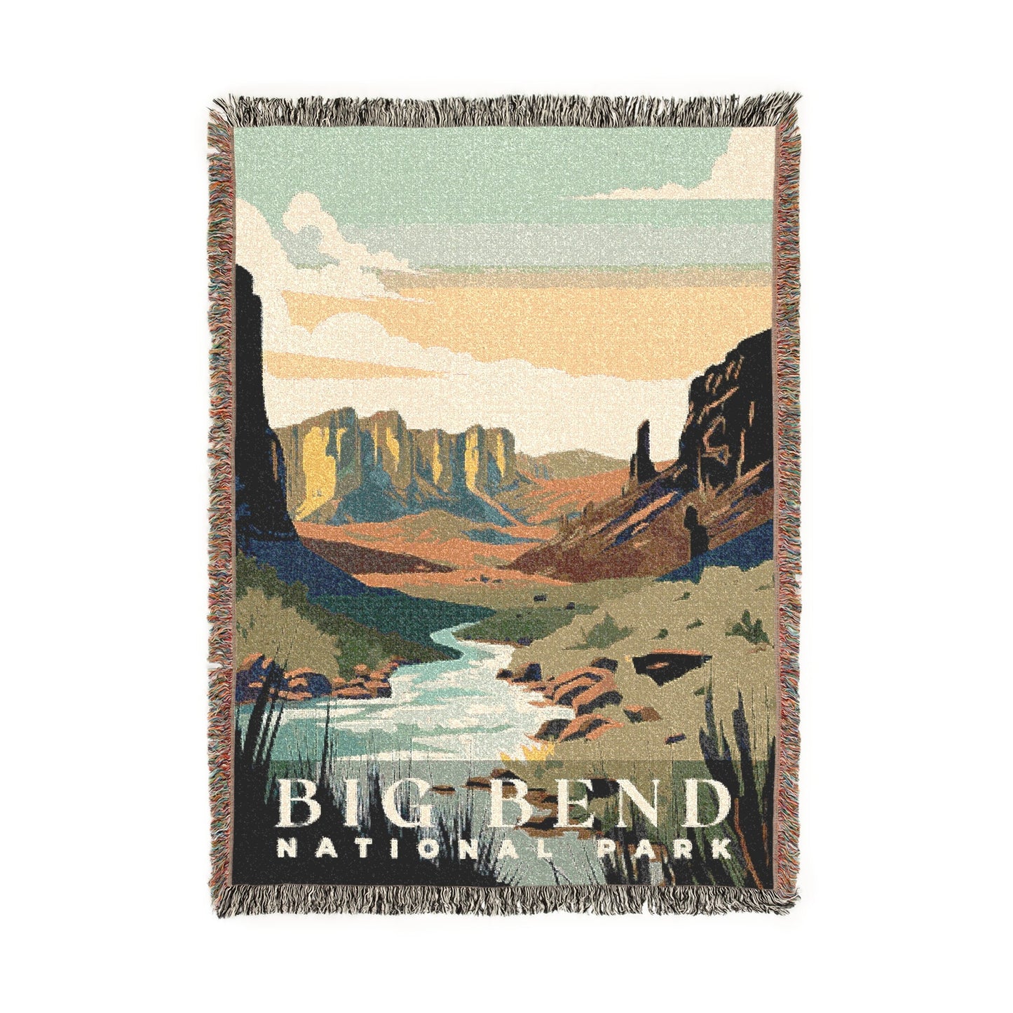 Big Bend National Park Woven Blanket | S01
