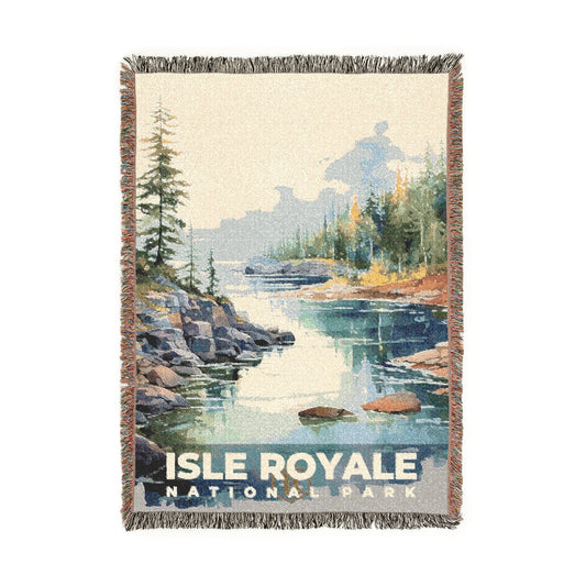 Isle Royale National Park Woven Blanket | S08