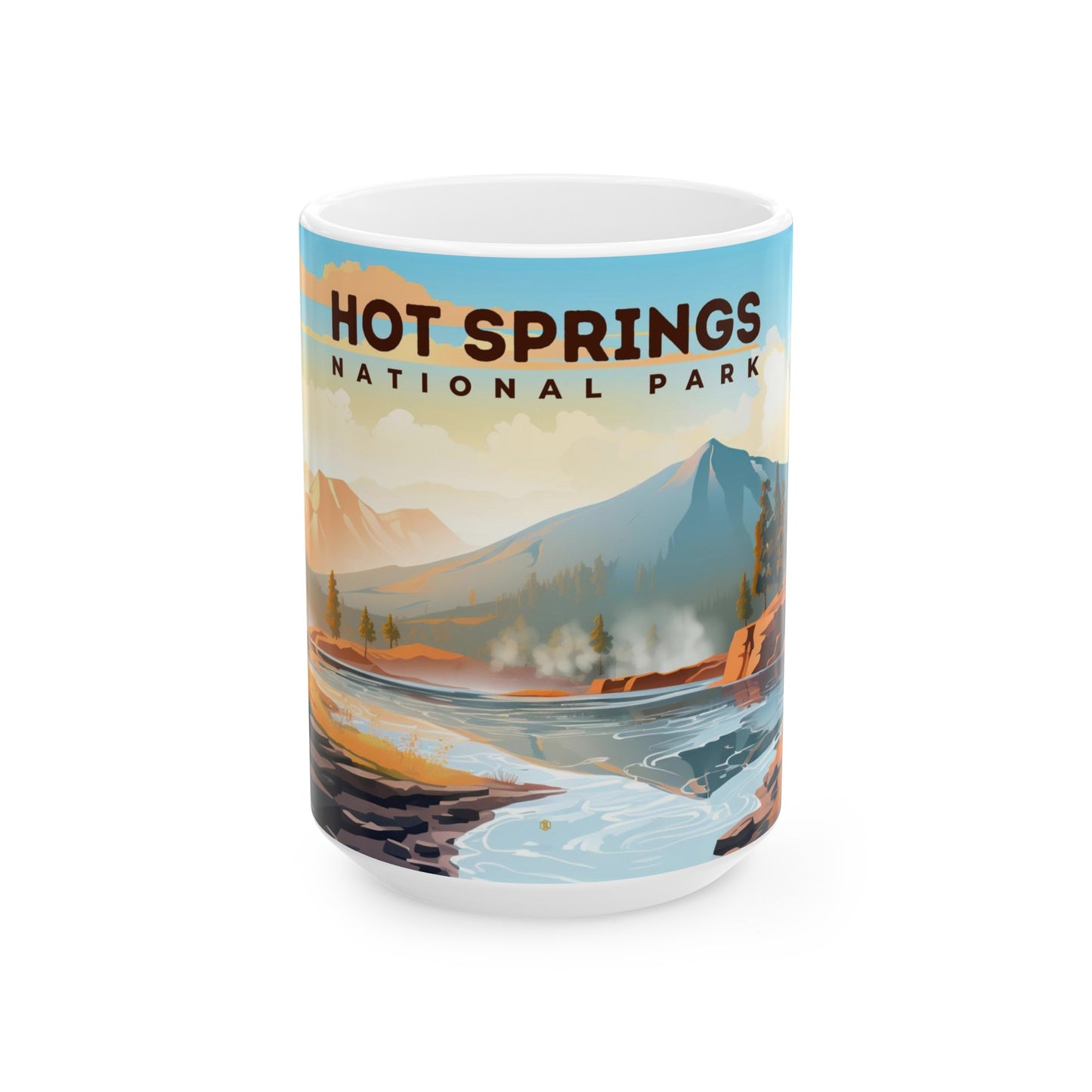 Hot Springs National Park Mug | White Ceramic Mug (11oz, 15oz)