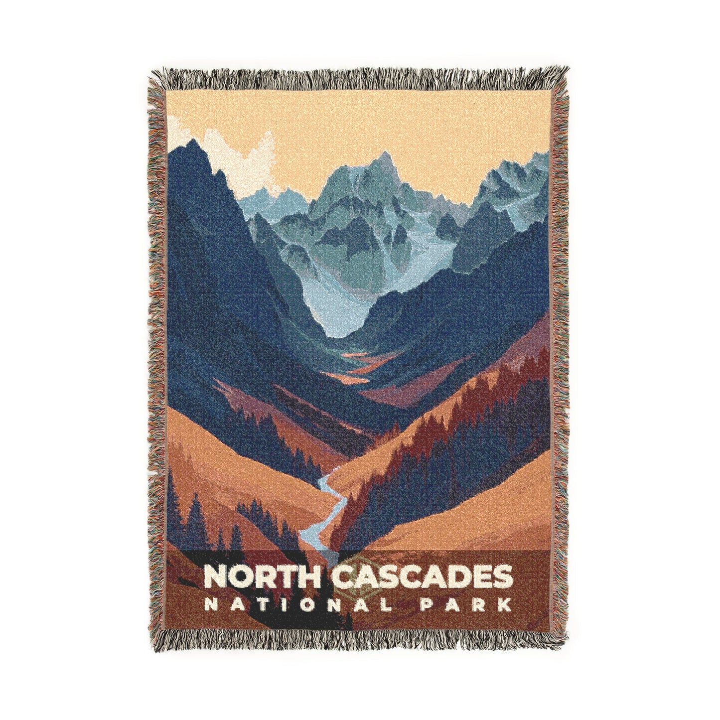 North Cascades National Park Woven Blanket | S20
