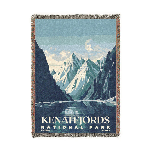Kenai Fjords National Park Woven Blanket | S03