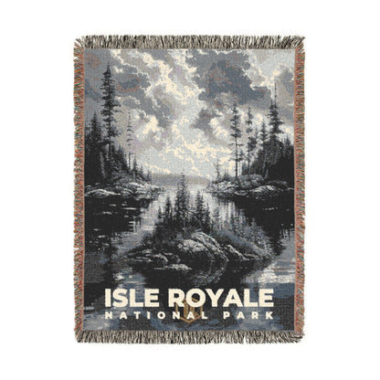 Isle Royale National Park Woven Blanket | S15