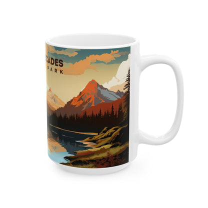 North Cascades National Park Mug | White Ceramic Mug (11oz, 15oz)